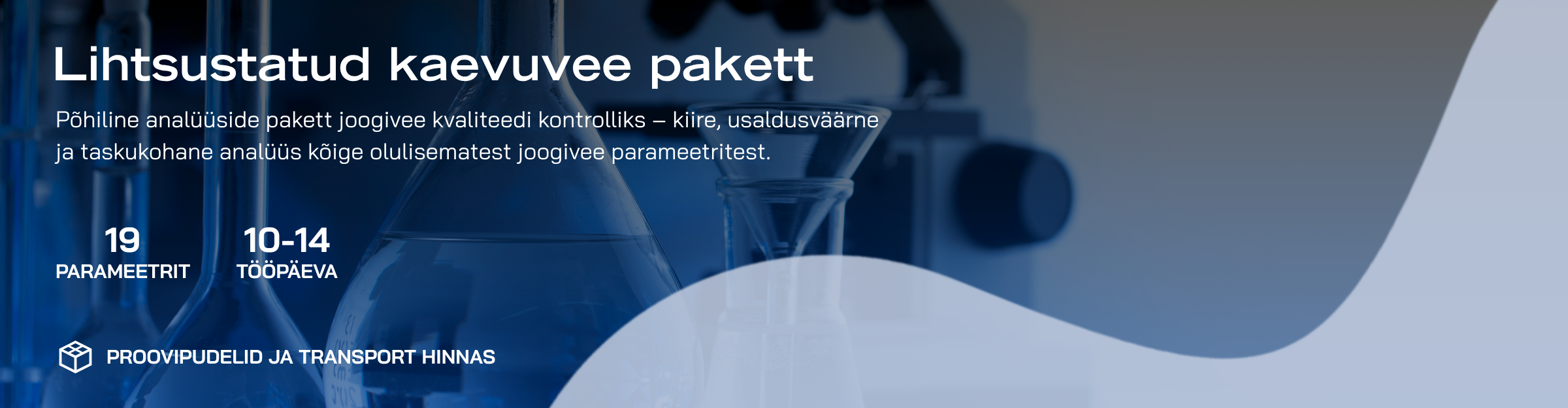 Lihtne kaevuvee pakett (19 näitajat)