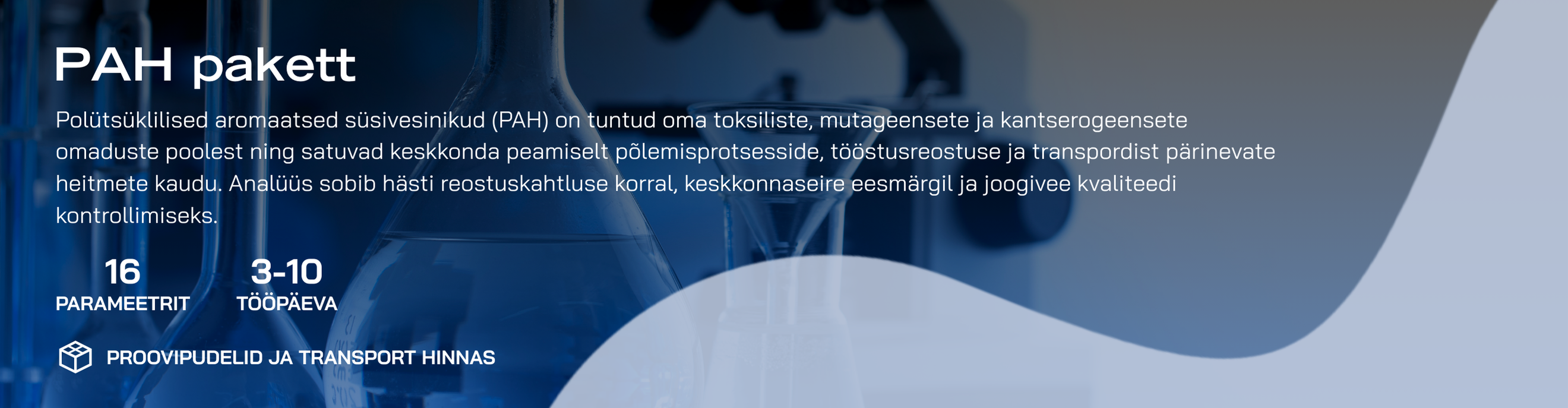 PAH pakett 16 parameetrit